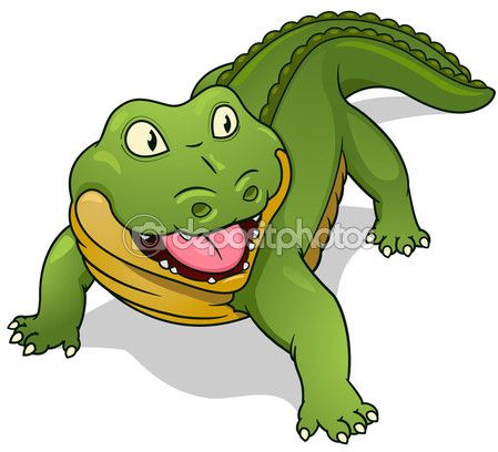 449x408 Cartoon Crocodile Vector Illustration. Stock Vector Finalpanda