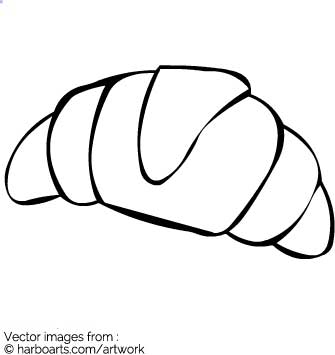 335x355 Download Cartoon Croissant