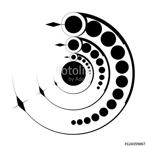 500x500 Alien Crop Circle, Complex Sacred Geometry, Stencil, Vector Stock