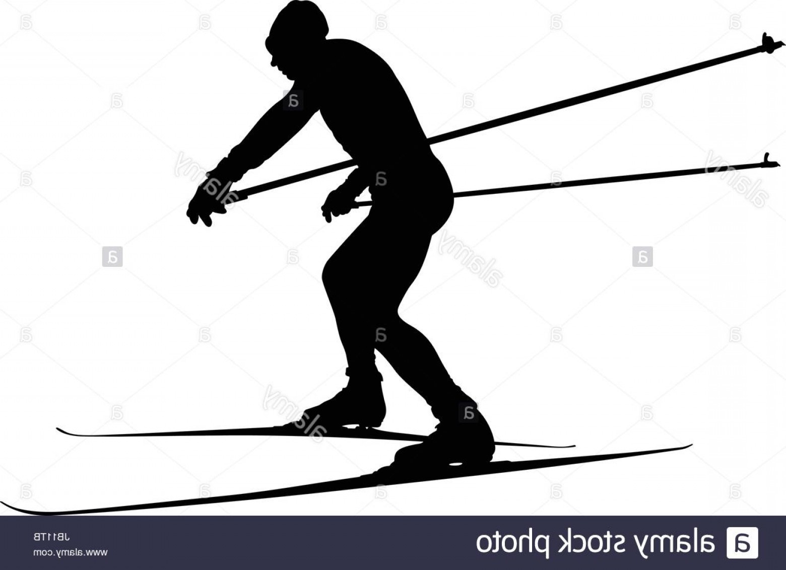 1560x1132 Stock Photo Male Athlete Skier In Cross Country Skiing Vector
