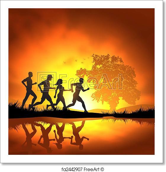 Cross Country Vector Art at GetDrawings | Free download