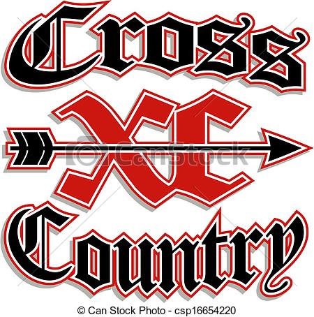 450x454 Cross Country Symbol Clip Art Cross Country With Xc Vector