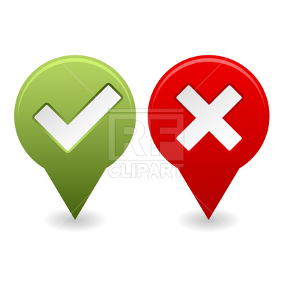 400x400 Tick And Cross Icons Vector Image Vector Artwork Of Icons And