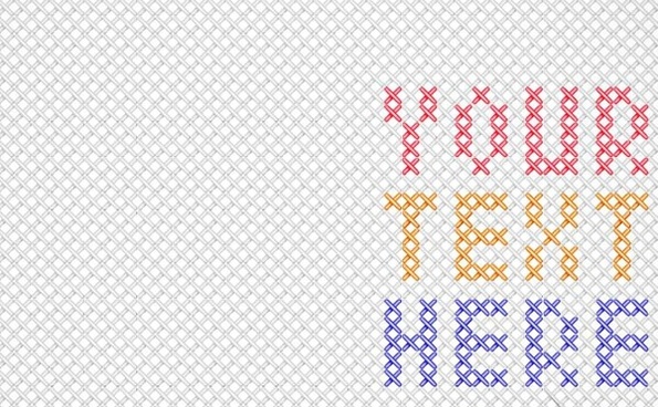 595x368 Mexican Cross Stitch Embroidery Free Vector Download (788 Free