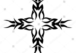 300x210 Tribal Art Cross Tattoos Tribal Tattoo Vector Design Sketch Art