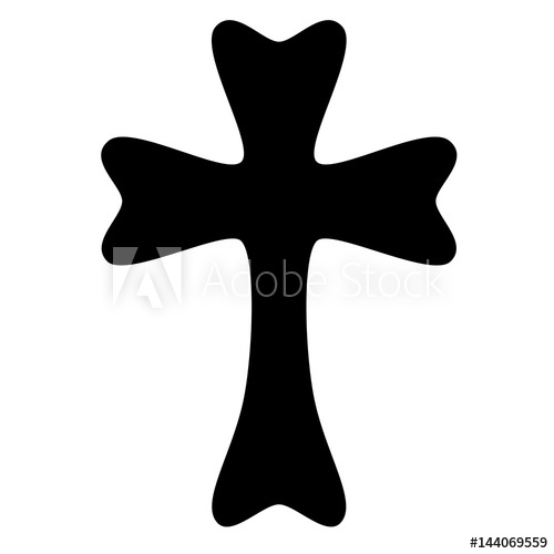 500x500 Tribal Cross Tattoo Designs And Meanings. Vector Sketch Of A
