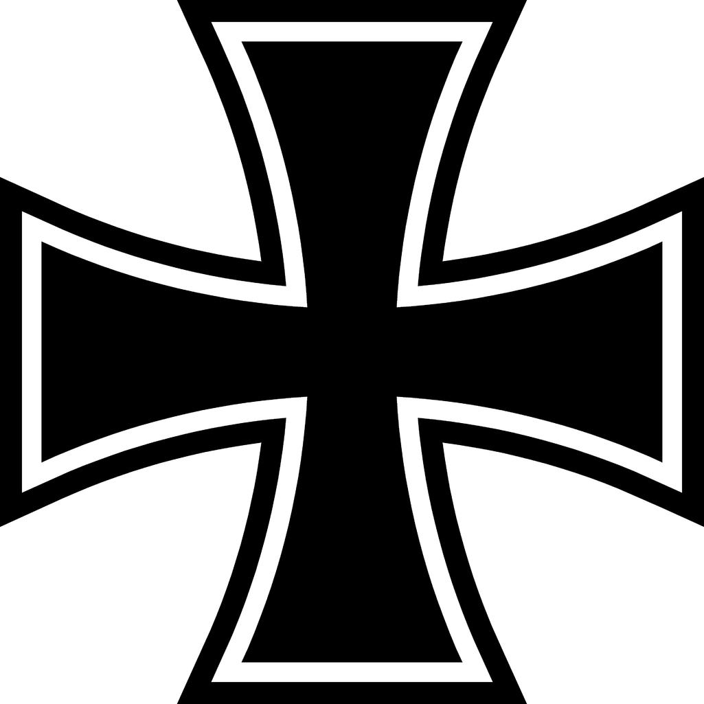 1025x1025 Iron Cross.dxf Free Download