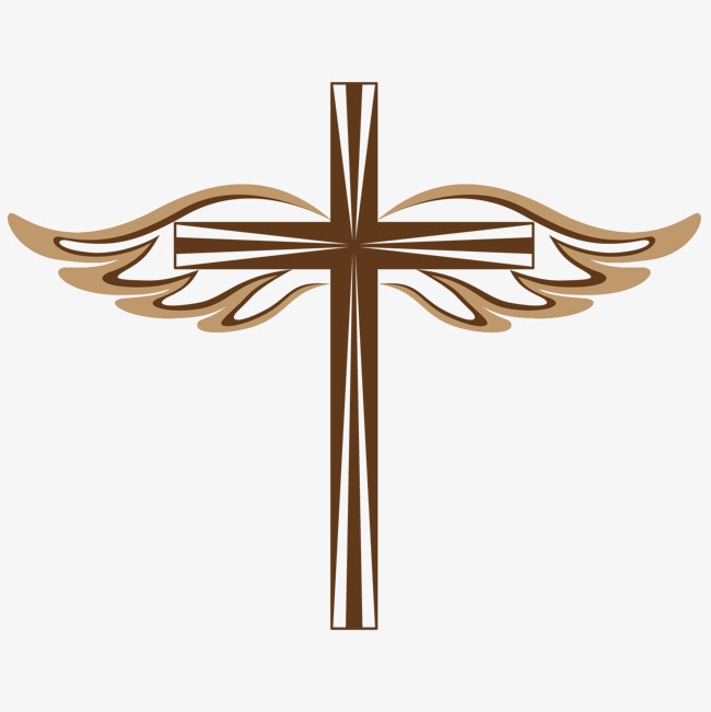 650x651 Jesus Cross Decoration Illustration, Cross, Jesus, Angel Wings Png