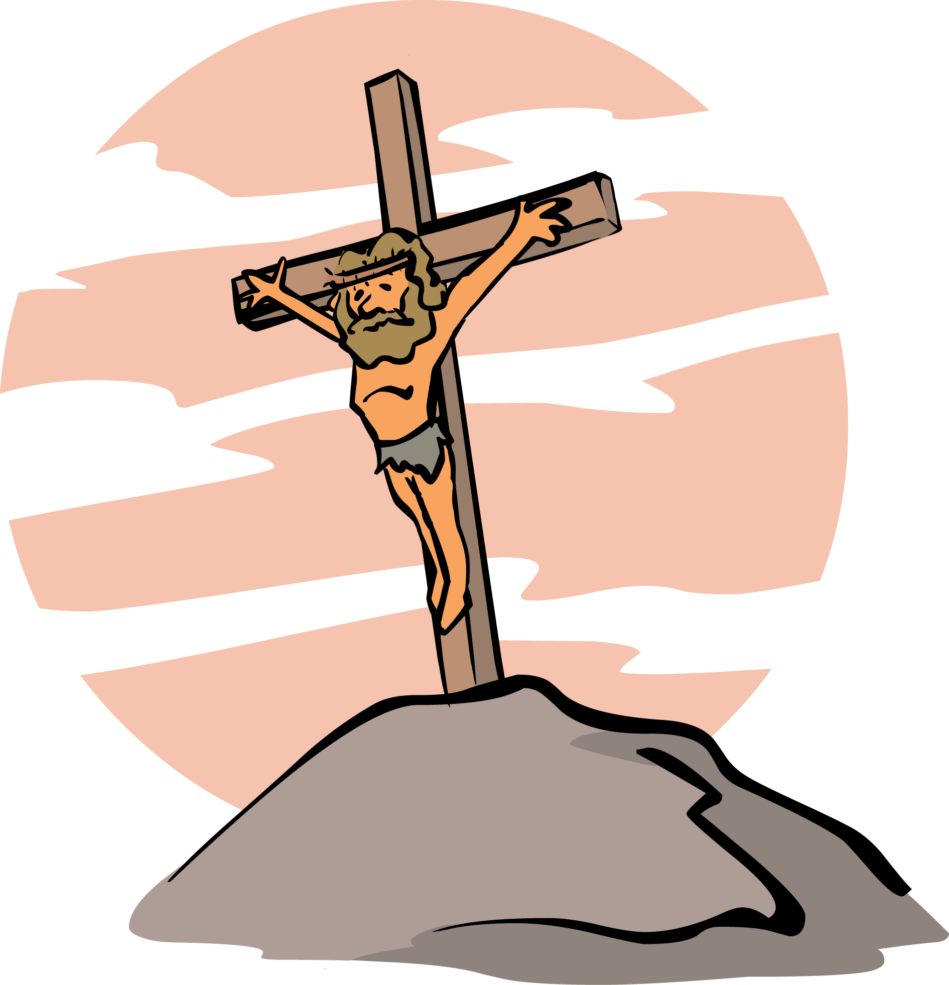 1891x1962 Jesus Is Nailed To The Cross Vector Free Download