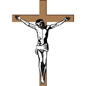 300x300 Jesus Crucified On The Cross Vector