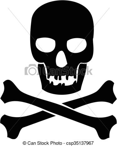 375x470 Skull And Crossbones Clip Art Vector