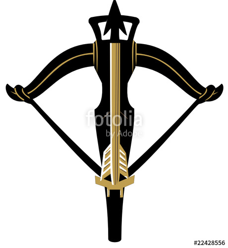 460x500 Crossbow Bow Middle Ages Moyen Web Art Design Stock