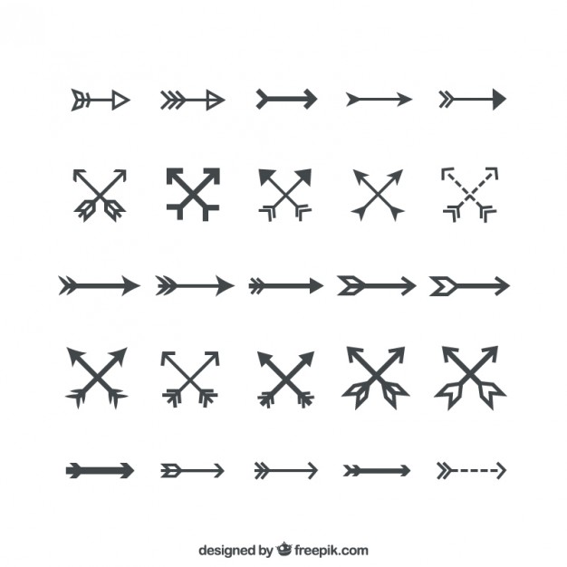 626x626 Crossed Arrows Vector Premium Download