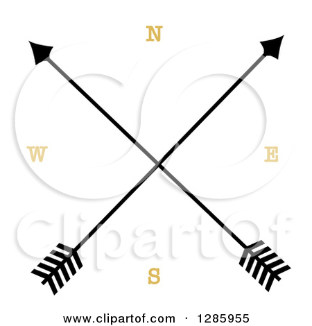 450x470 Crossed Arrows Clipart Black And White