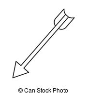 180x195 Two Crossed Arrows Vector Illustration. Arrow Weapon. Archery.
