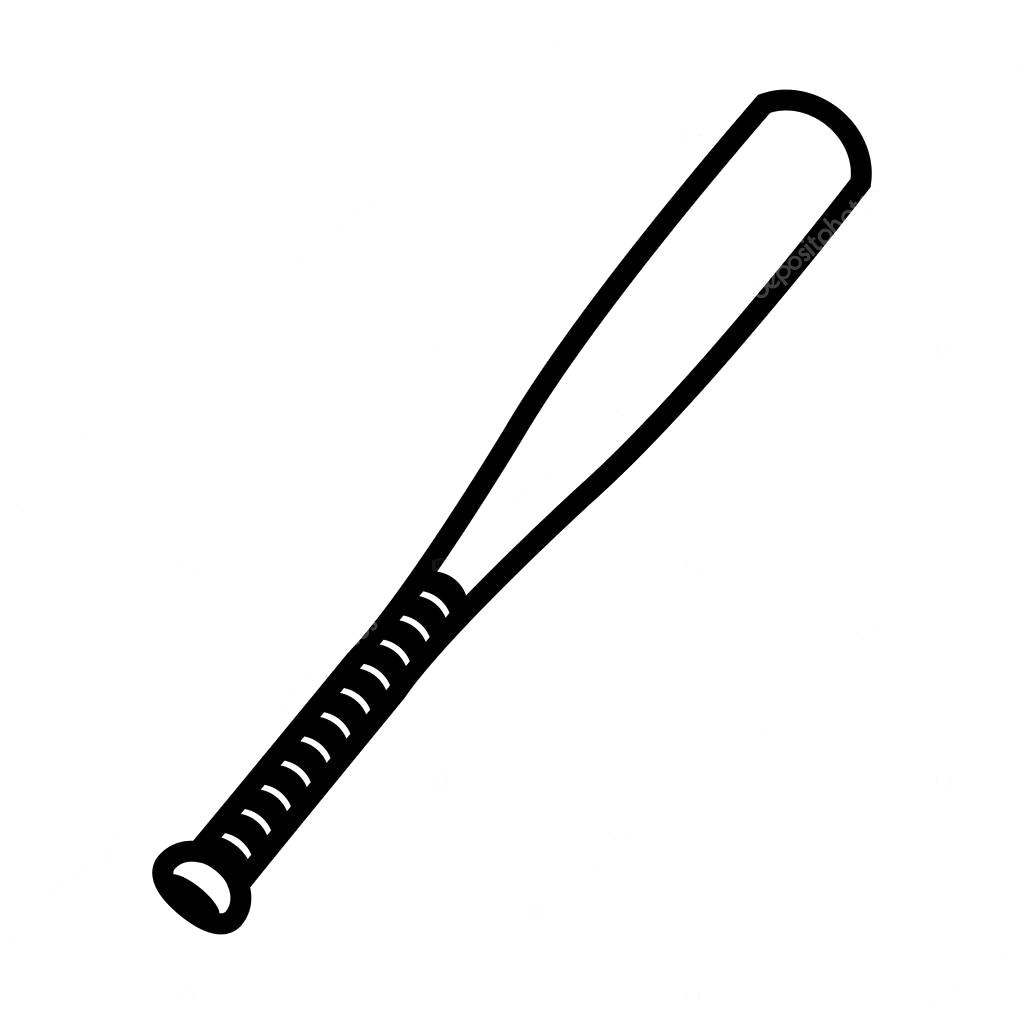 Crossed Baseball Bats Vector at GetDrawings | Free download