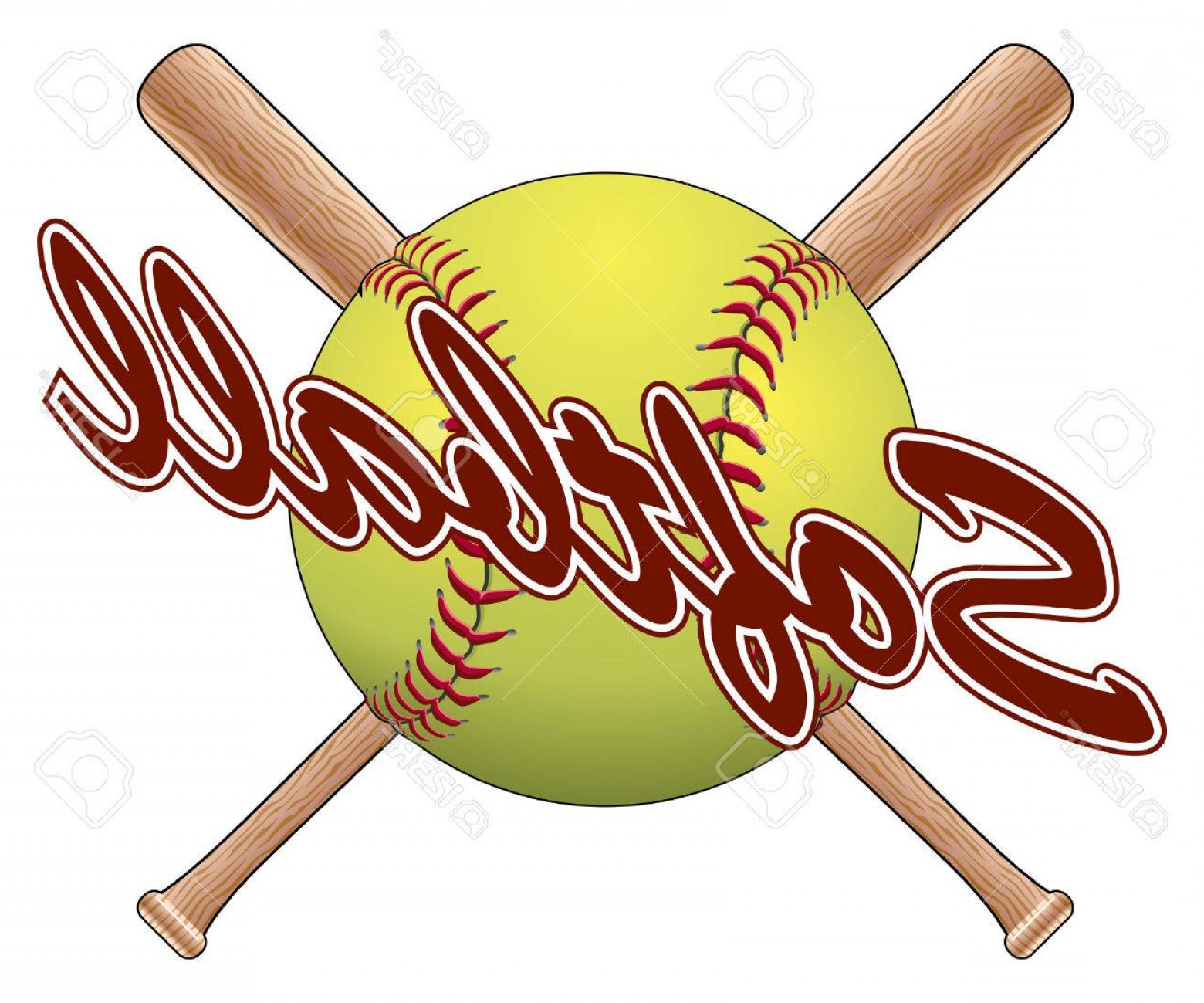 1560x1299 Photostock Vector Softball Team Design Is An Illustration Of A