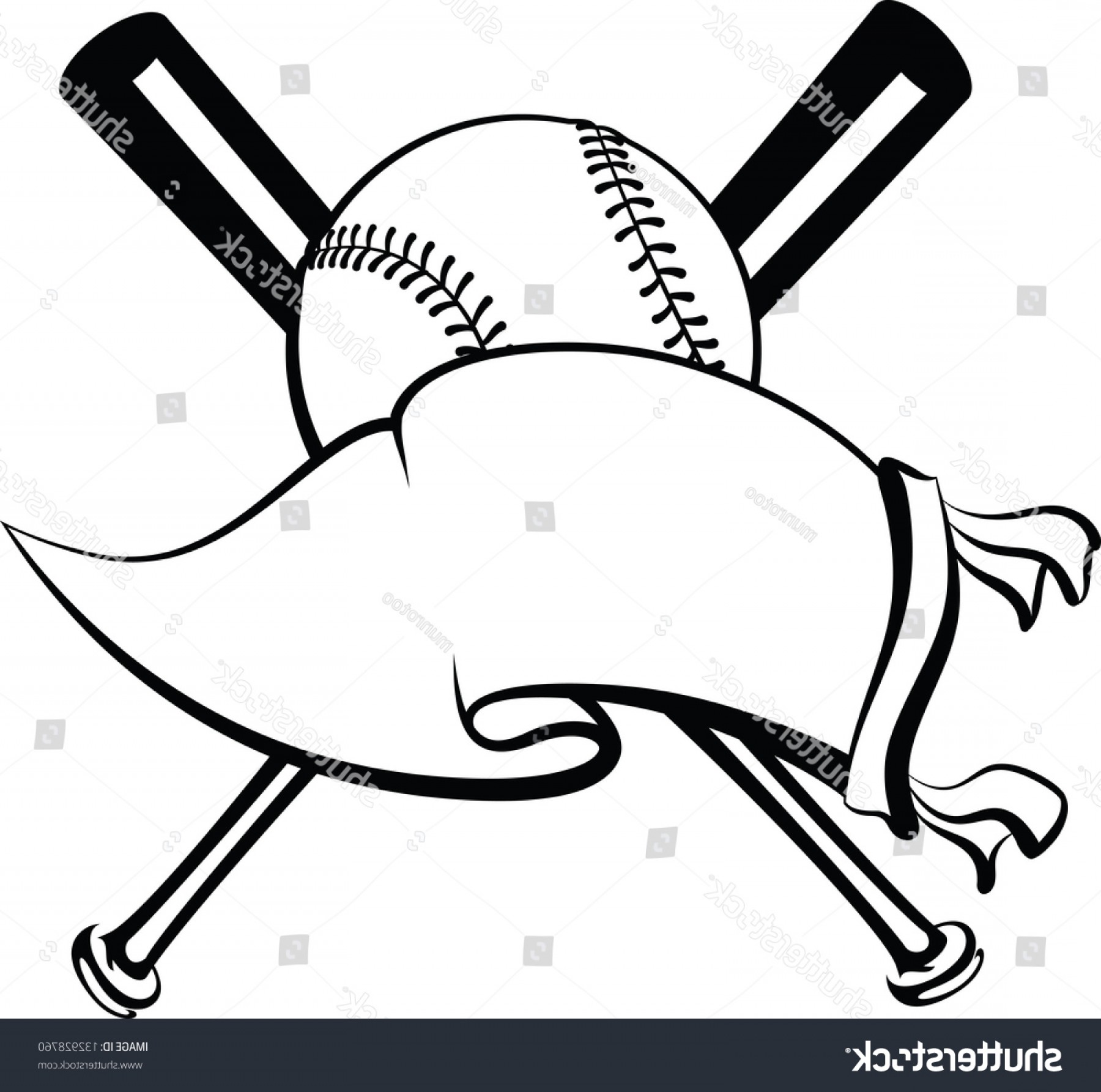 1800x1785 Baseball Softball Pennant Crossed Bats Arenawp