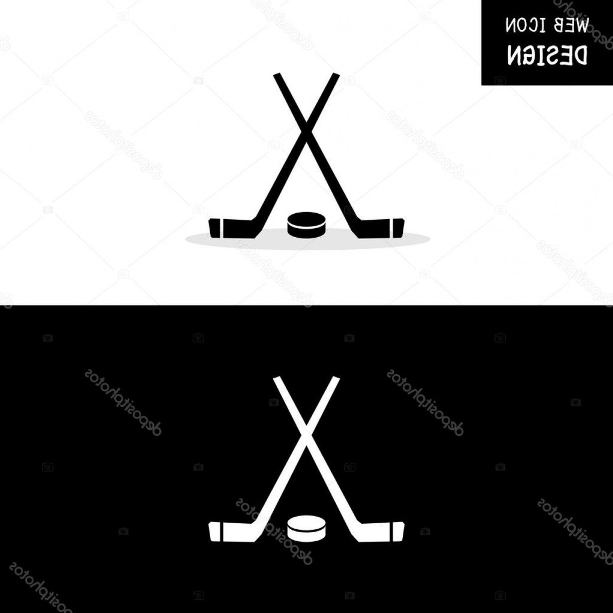 1228x1228 Crossed Hockey Sticks Vector Arenawp