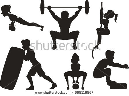 450x333 Crossfit Clipart Group With Items