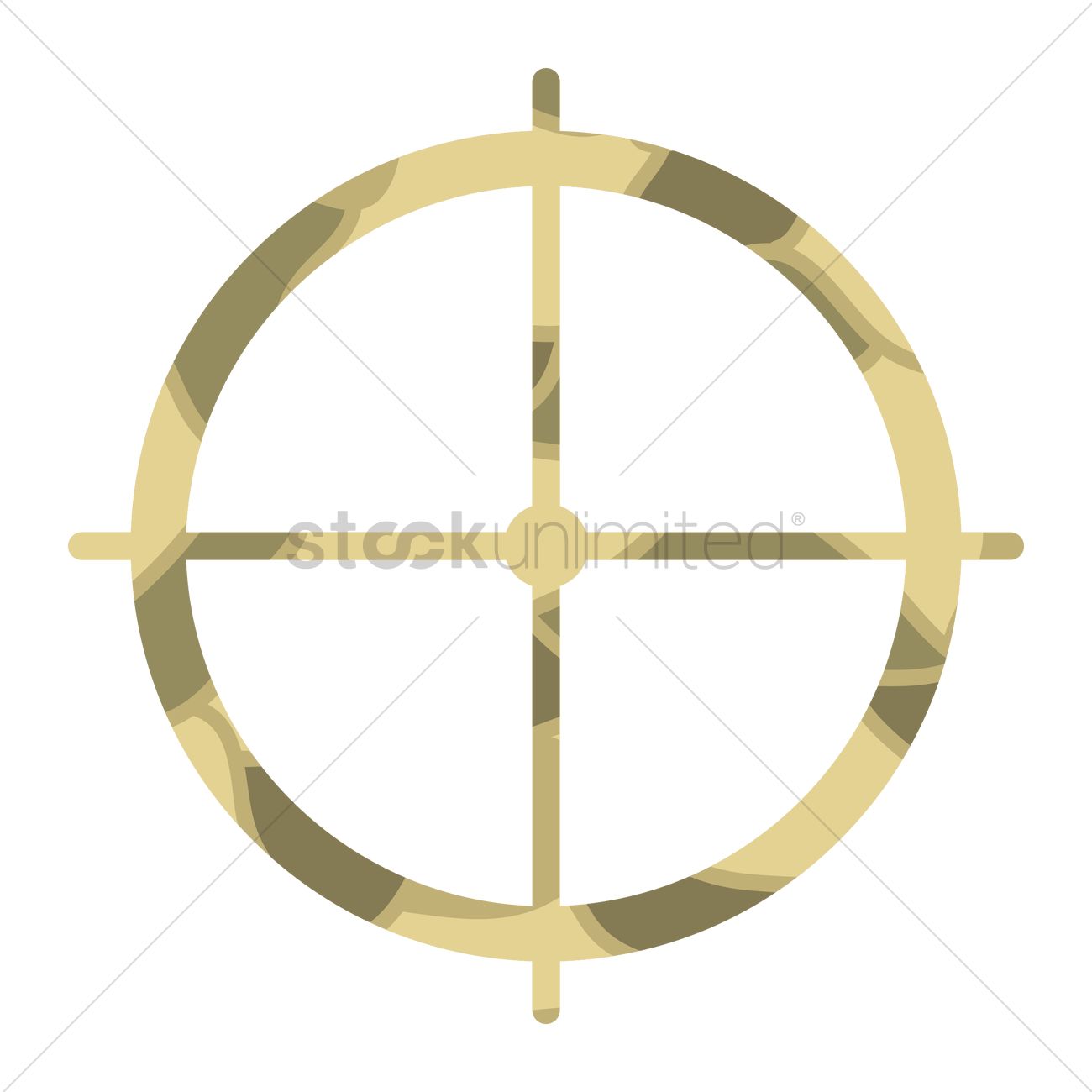 1300x1300 Crosshair Vector Image