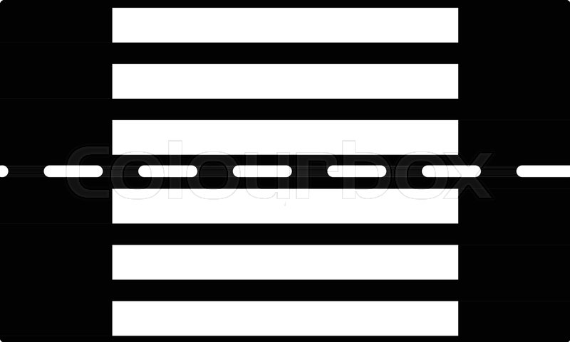 800x481 Crosswalkicon. Simple Illustration Of Crosswalk Vector Icon For
