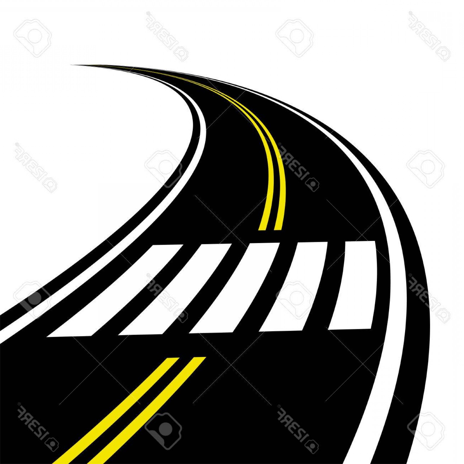 1560x1560 Photostock Vector D Crosswalk On The Road Perspective Vector Arenawp