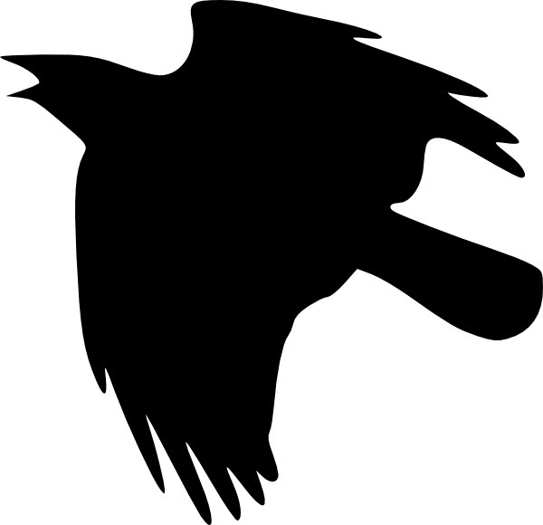 600x580 Crow Flying Up Clip Art Free Vector In Open Office Drawing Svg