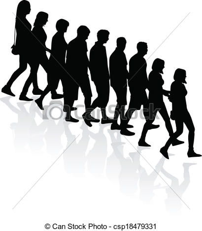 410x470 Crowd Of People