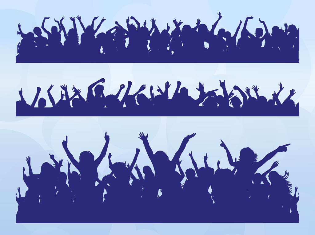 1024x765 Dancing Crowds Vector Art Amp Graphics