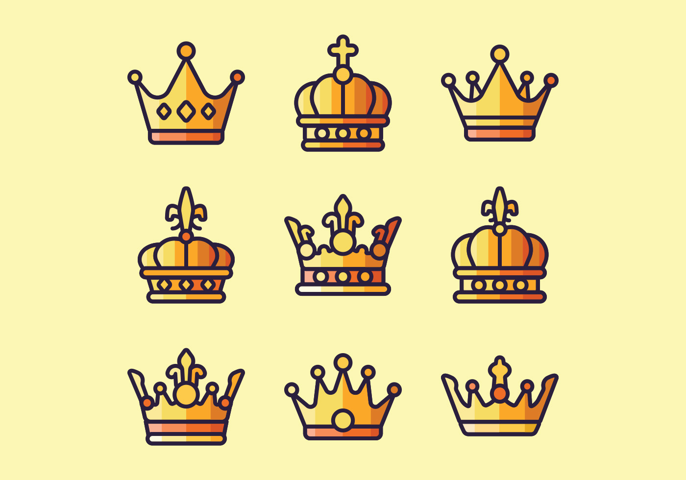 1400x980 Crown Logo Vectors Designrockr