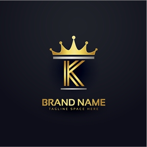 300x300 Letter K Crown Logo Vector (.eps) Free Download