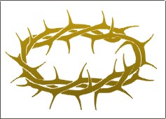 237x170 Crown Of Thorns And Cross With Transparent Background Clipart
