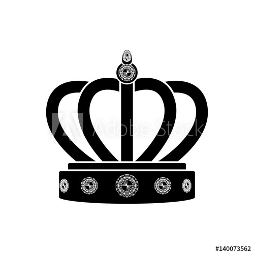 500x500 Crown Royal Luxury Icon Vector Illustration Graphic Design