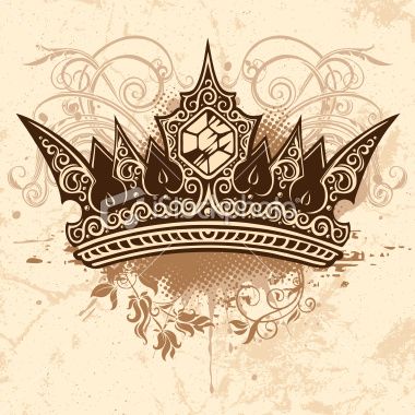 380x380 Crown Royalty Free Stock Vector Art Illustration Tattoo Flash