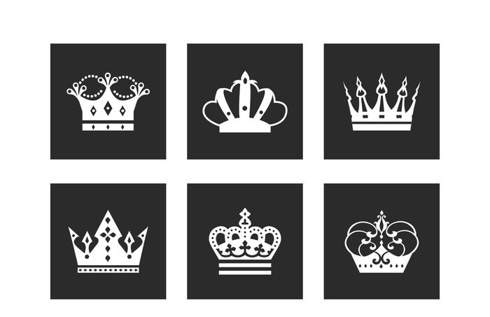 700x453 Free Crown Logo Vector Set Designrockr