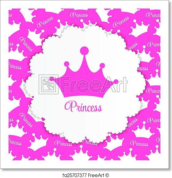 561x581 Free Art Print Of Princess Background With Crown Vector