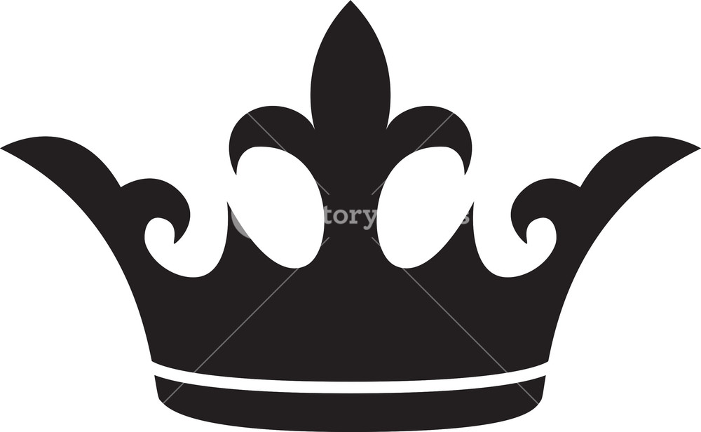 1000x616 Crown Vector Element Royalty Free Stock Image