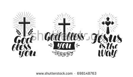 450x261 Religion, Cross, Crucifixion Icon Or Symbol. Lettering