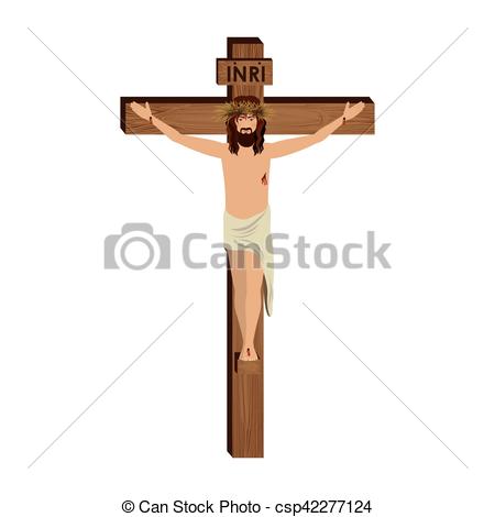 450x470 The Crucifixion Of Jesus Christ Vector Illustration.