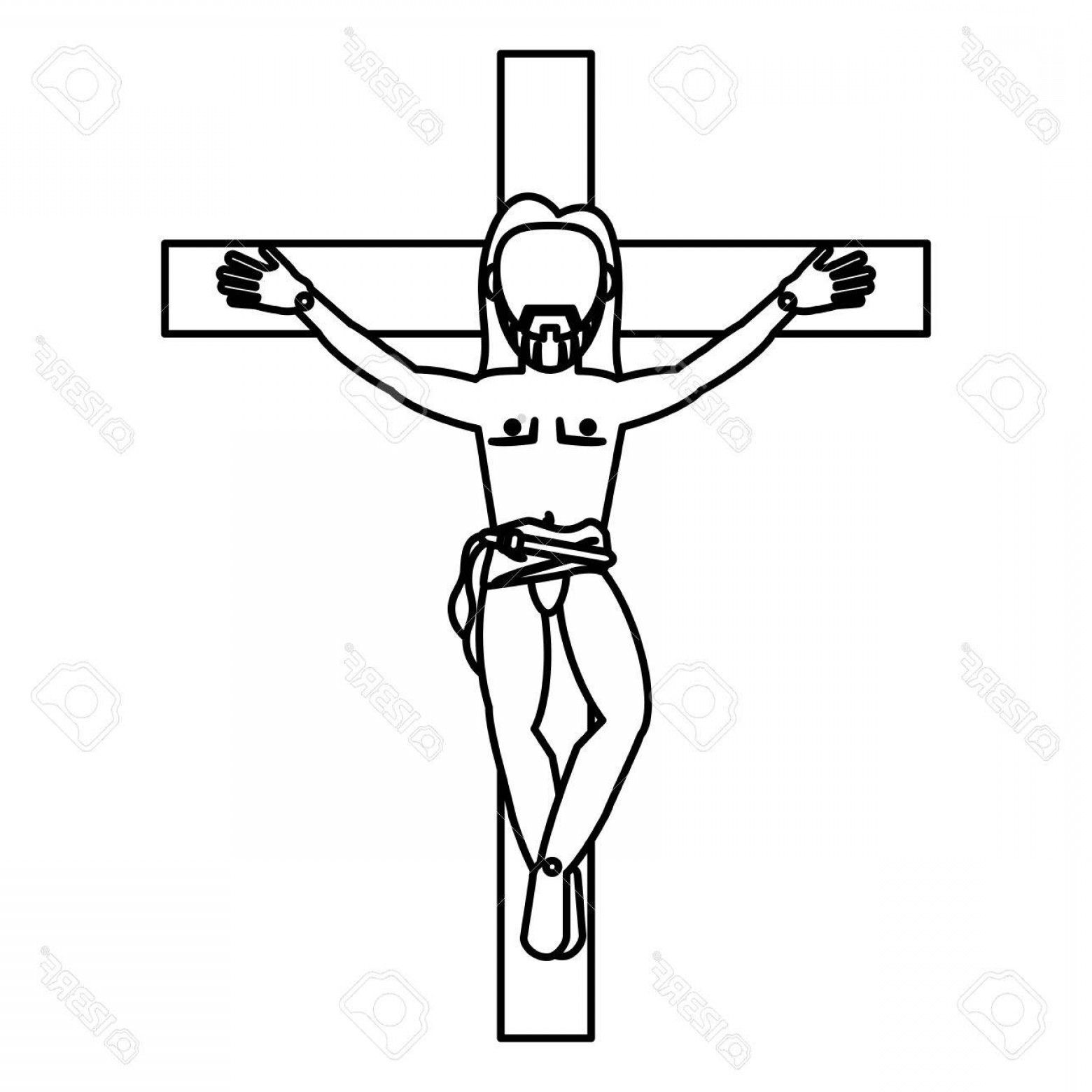 1560x1560 Crucifixion Vector Geekchicpro