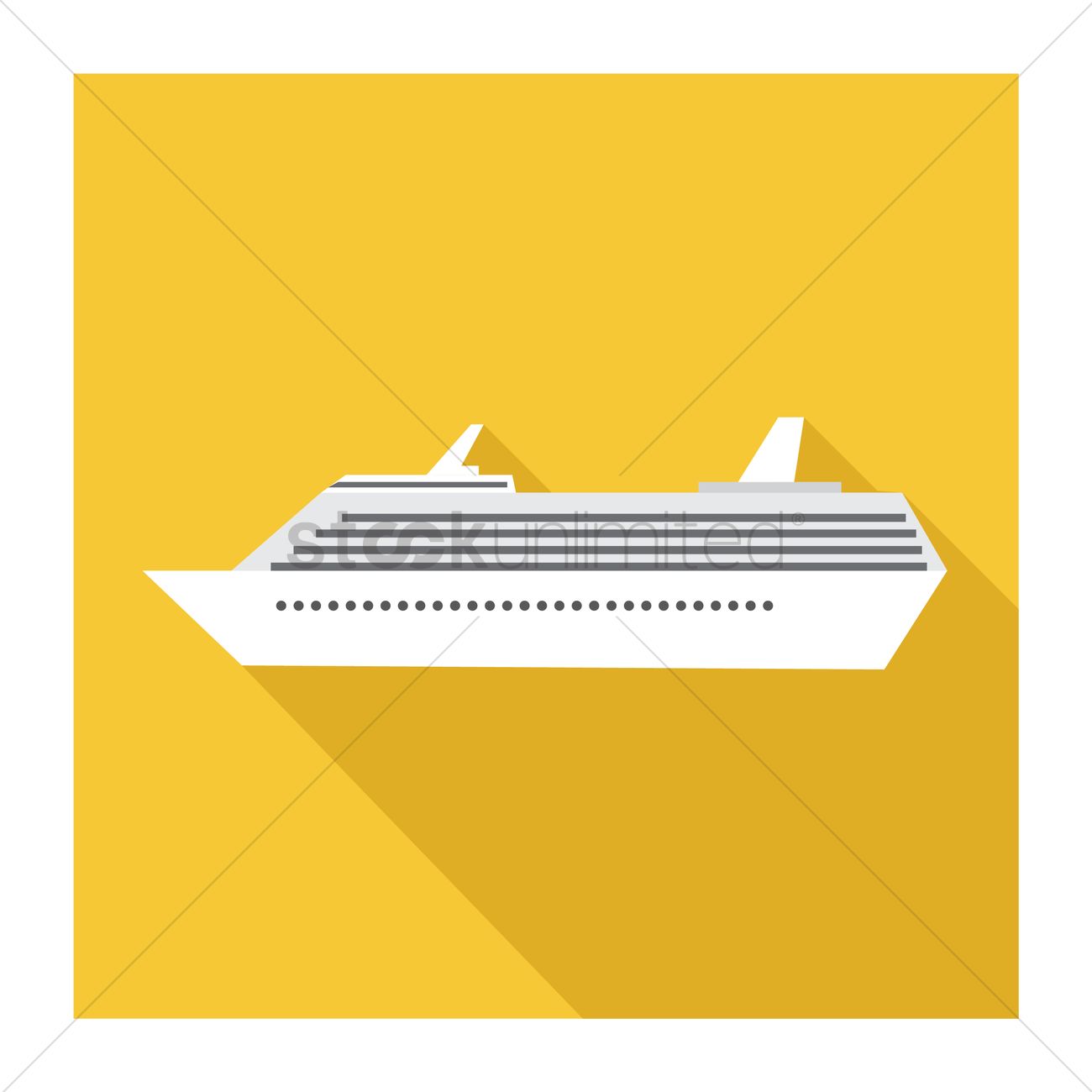 1300x1300 Cruise Ship Vector Image
