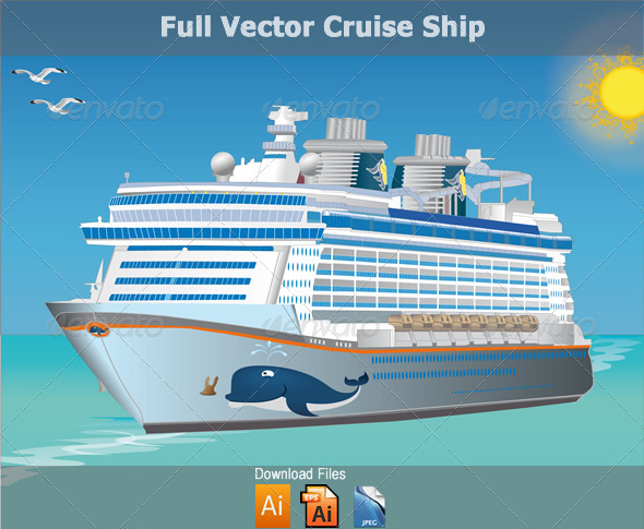 590x485 Vector Cruise Sailing Ship By Cbsnet Graphicriver