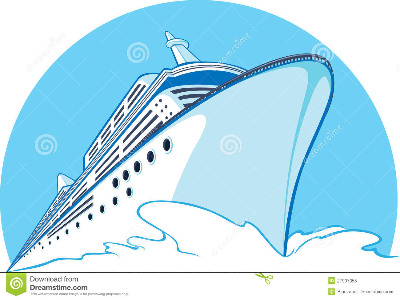 1300x975 Cruise Ship Clipart Vector 3