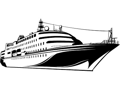 400x300 Cruise Ship Vector Art Free Clipart