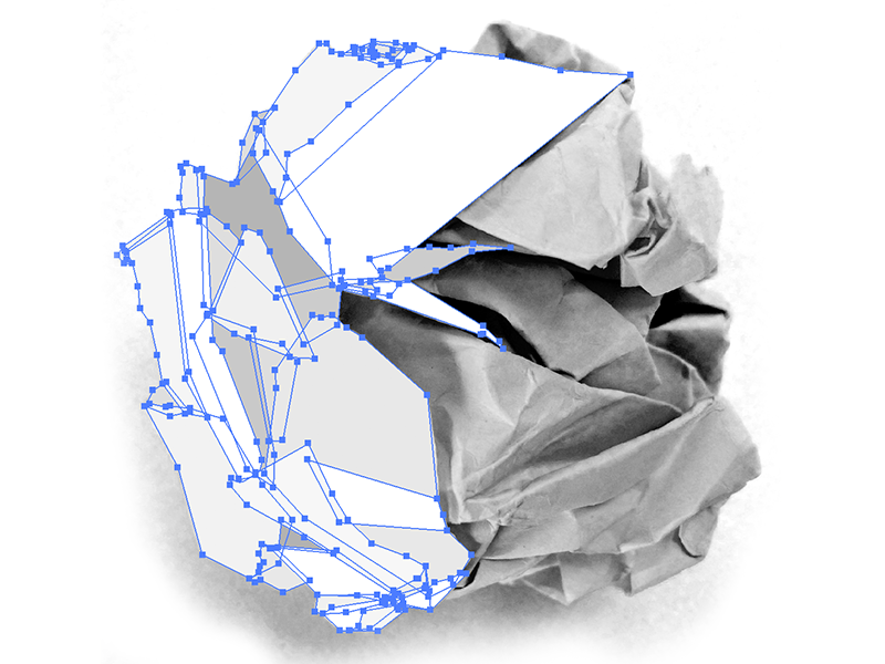 800x600 Vector Crumpled Paper Ball By Daniil