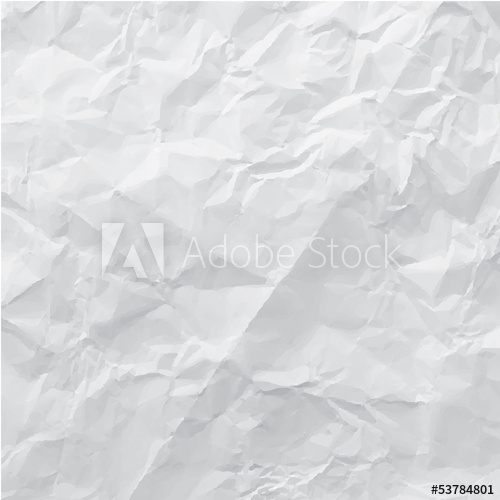 500x500 Crumpled Paper, Vector Illustration