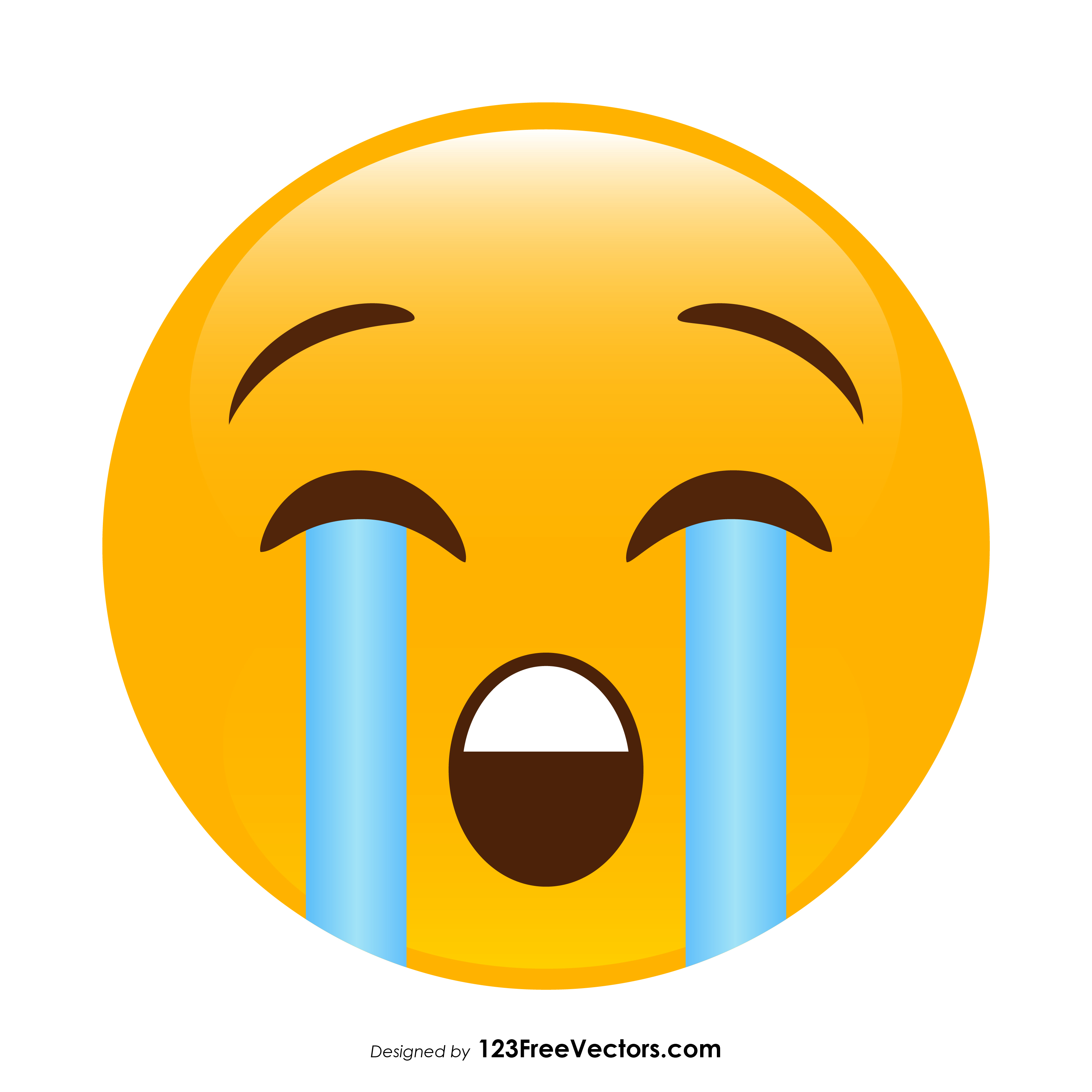 Crying Emoji Vector at GetDrawings | Free download