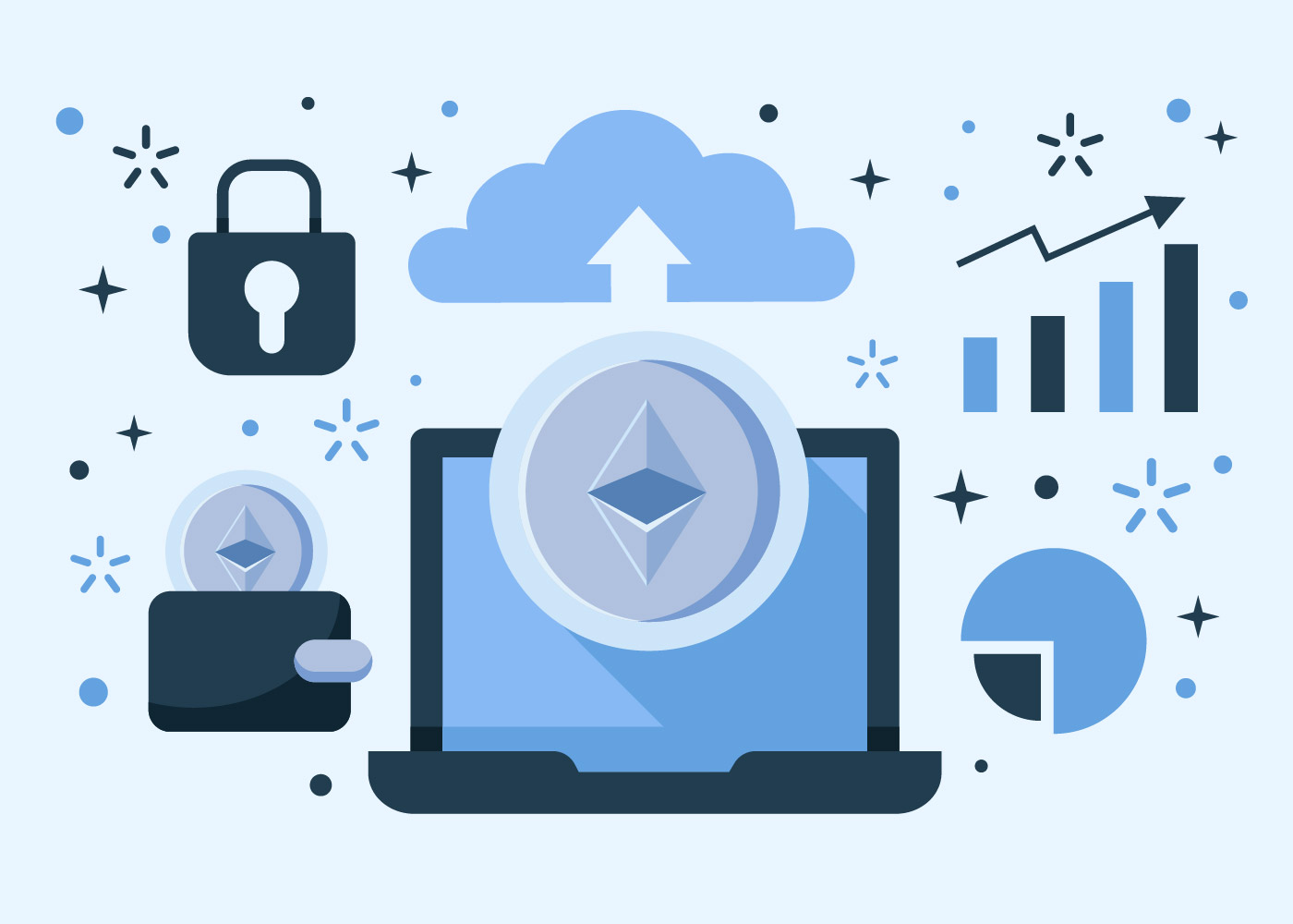 1400x1000 Cryptocurrency Free Vector Art