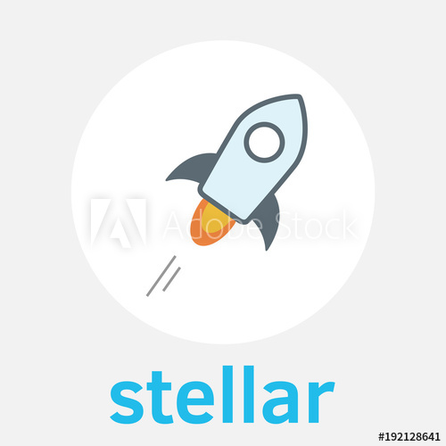 500x500 Stellar (Xlm) Decentralized Blockchain And Cryptocurrency Vector